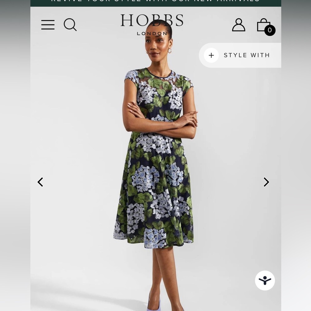 Hobbs London Floral Print Dress